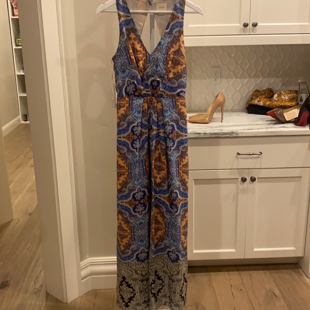 Paisley maxi dress